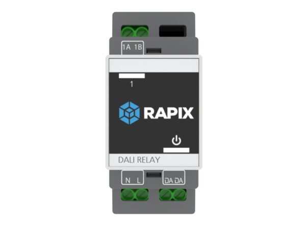 RAPIX DALI-2 ONE CHANNEL 12 AMP DIN RAIL RELAY