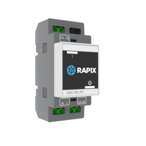 RAPIX DALI-2 ONE CHANNEL 12 AMP DIN RAIL RELAY
