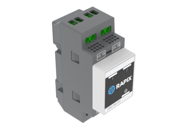 RAPIX DALI-2 TWO CHANNEL 12 AMP DIN RAIL RELAY