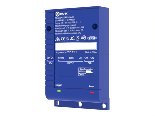 RAPIX DALI TWO CHANNEL 10 AMP RELAY